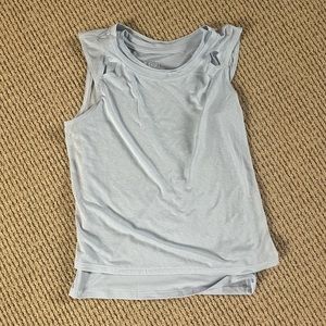 Light blue athleta girl tank top